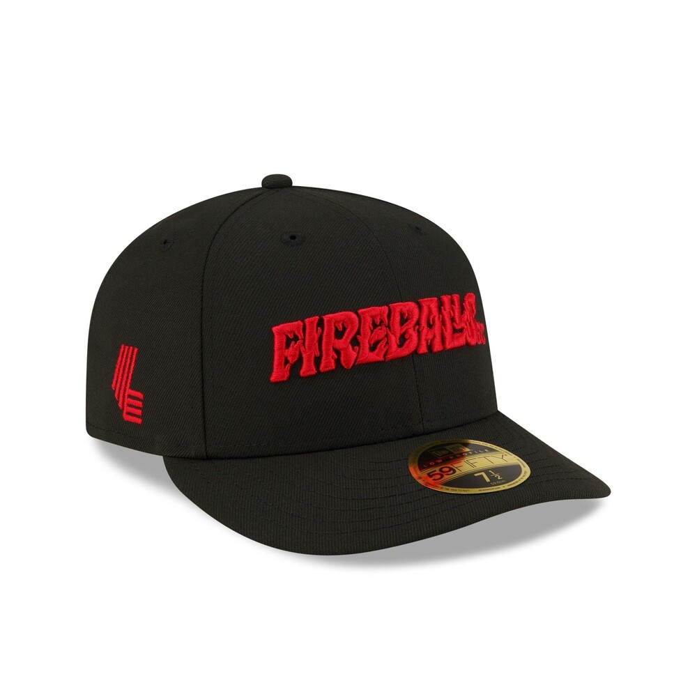 New Era Fireballs GC Low Profile 59FIFTY Fitted Hat - Size 7 3/4